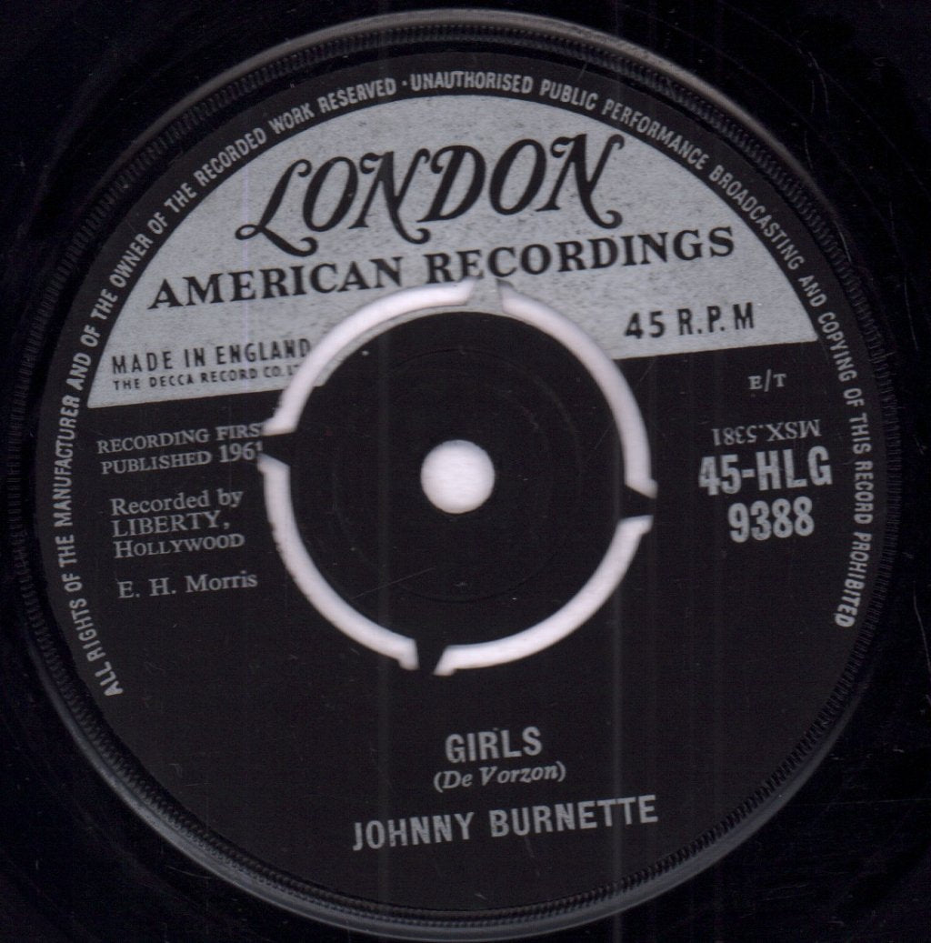 Johnny Burnette - Girls - 7 Inch