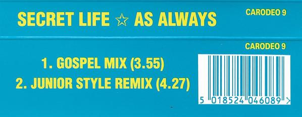 Secret Life - As Always - Cassette