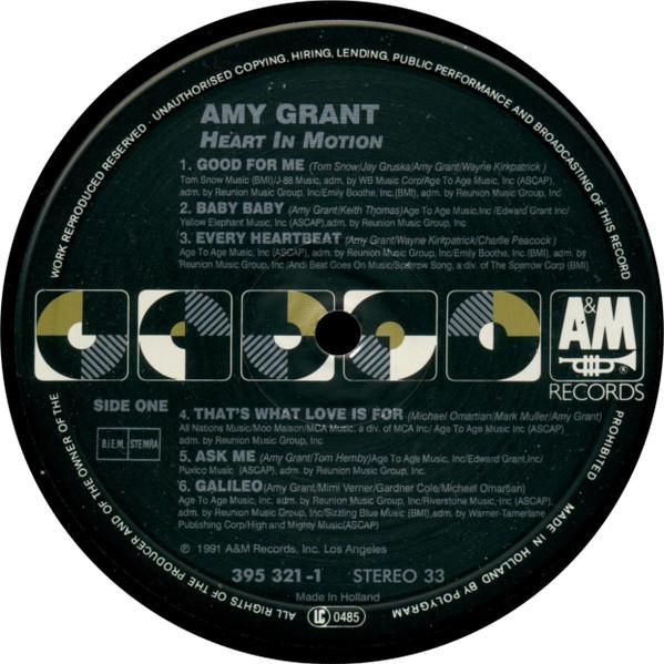 Amy Grant - Heart In Motion - Lp