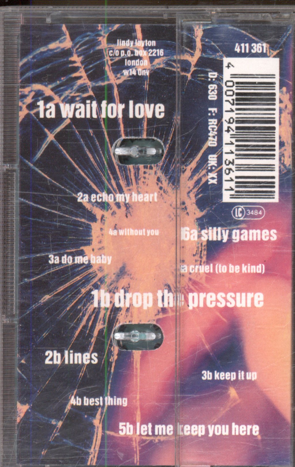 Lindy Layton - Pressure - Cassette