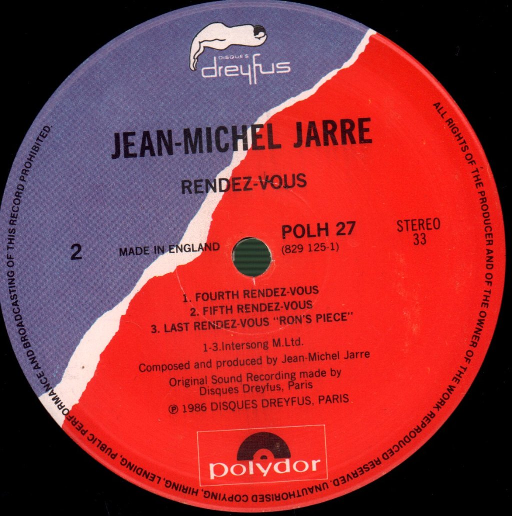 Jean Michel Jarre - Rendezvous - Lp
