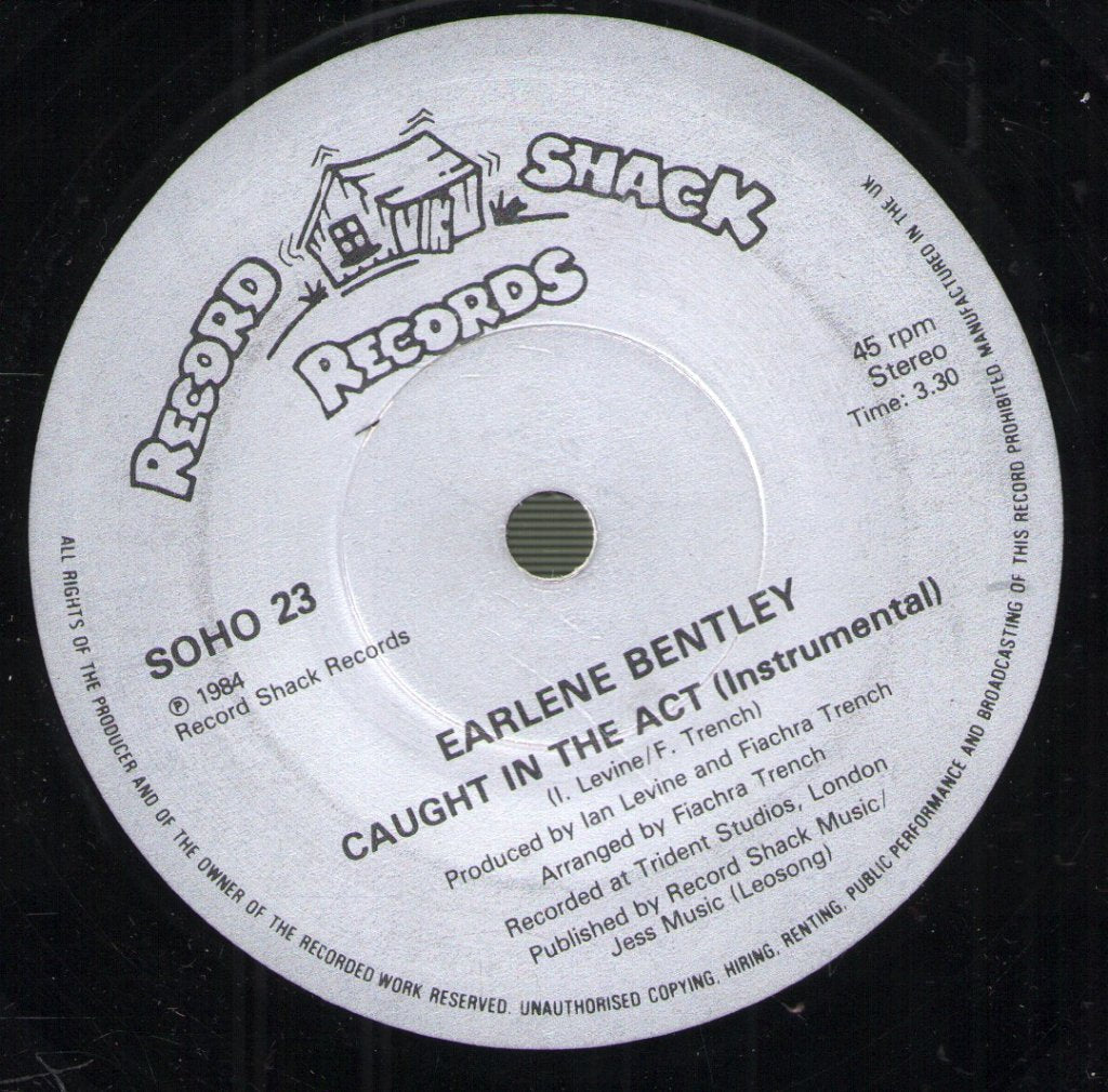 Earlene Bentley - Caught In The Act - 7 Inch