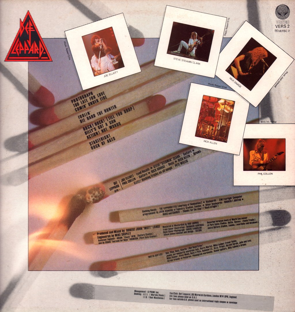 Def Leppard - Pyromania - Lp