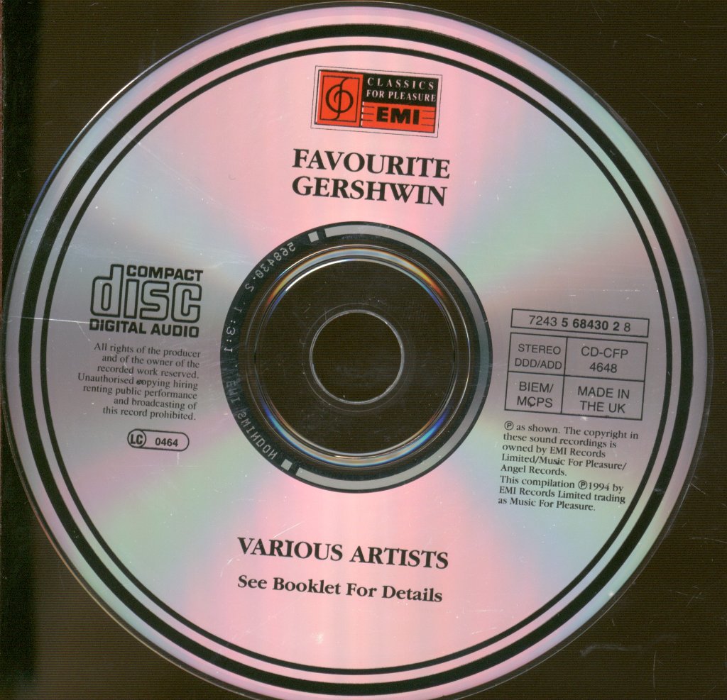Various Artists - Favourite Gershwin - Cd