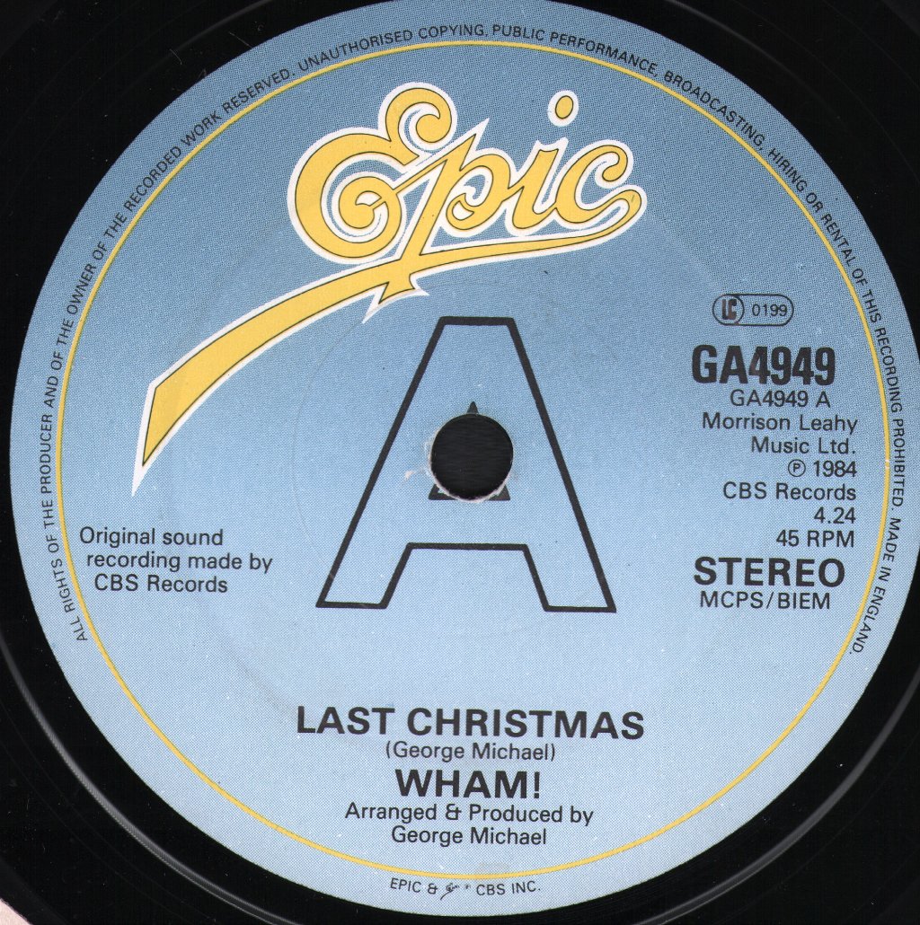 Wham - Last Christmas - 7 Inch