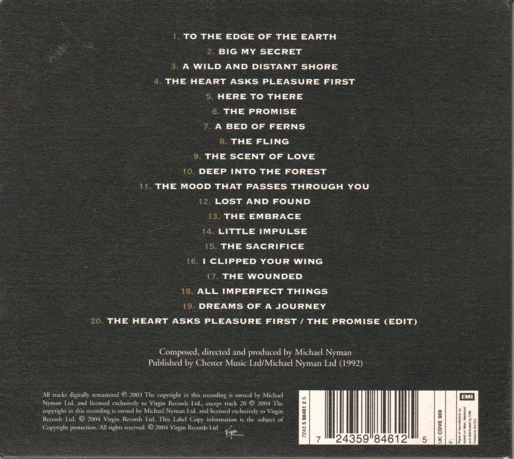 Michael Nyman - Piano - Cd