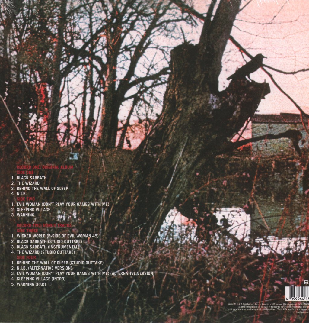 Black Sabbath - Black Sabbath (Deluxe Edition) - Double Lp