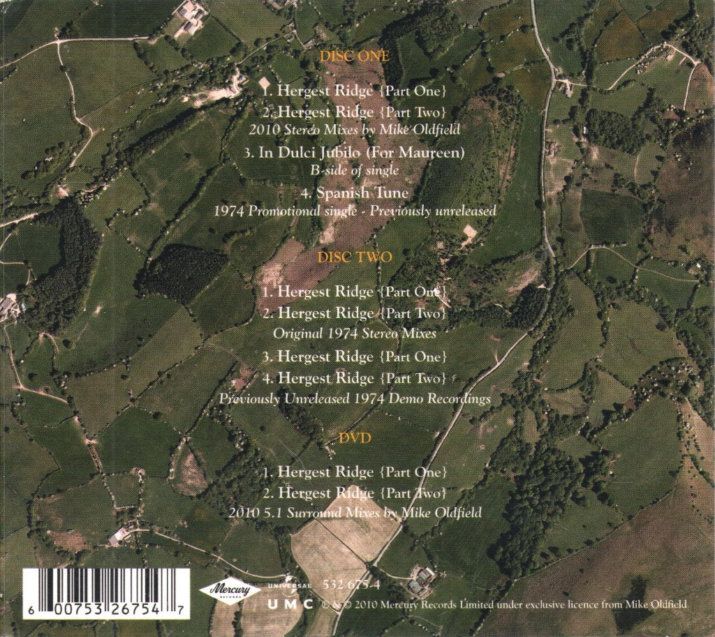 Mike Oldfield - Hergest Ridge - Double Cd