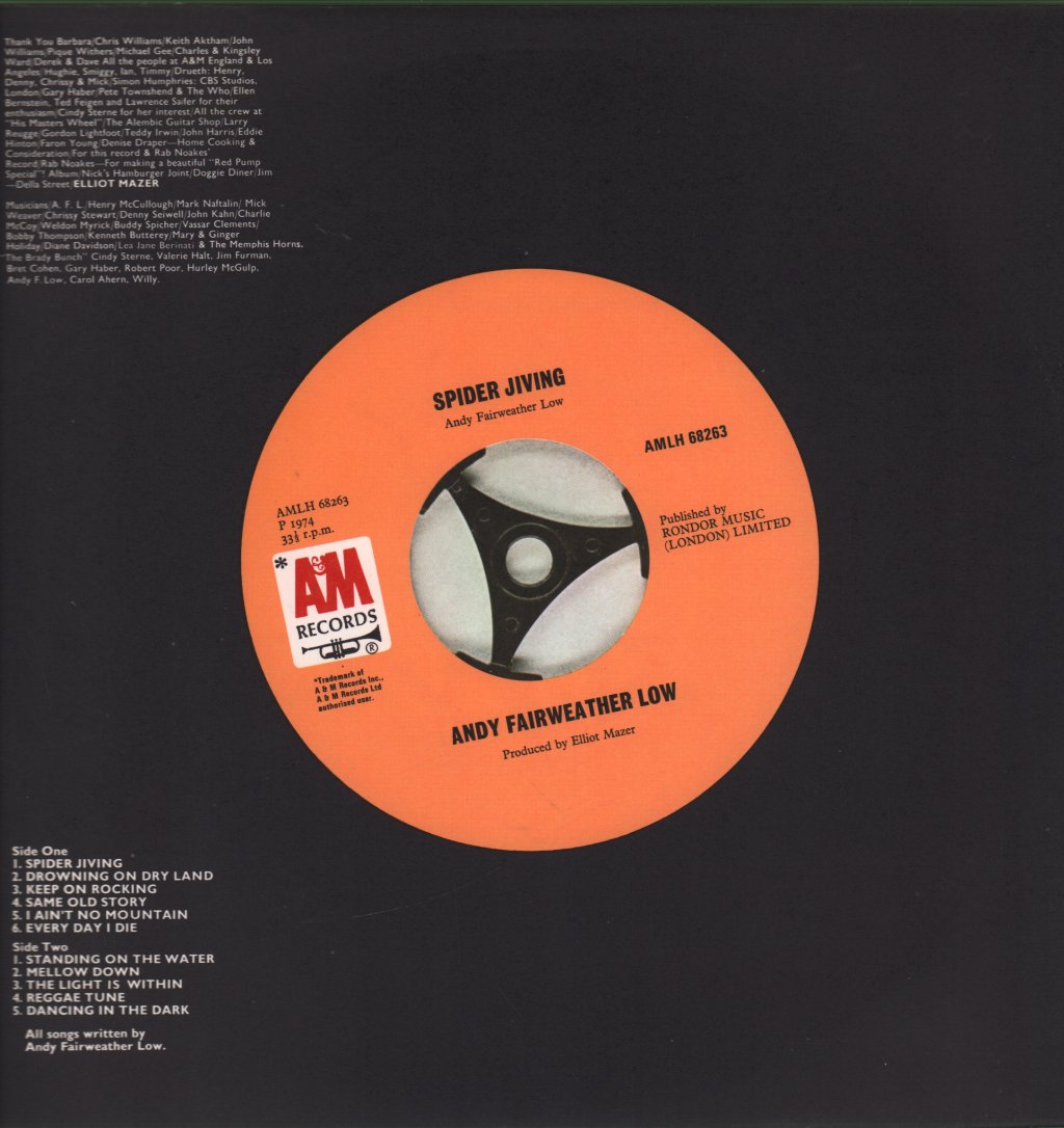 Andy Fairweather Low - Spider Jiving - Lp