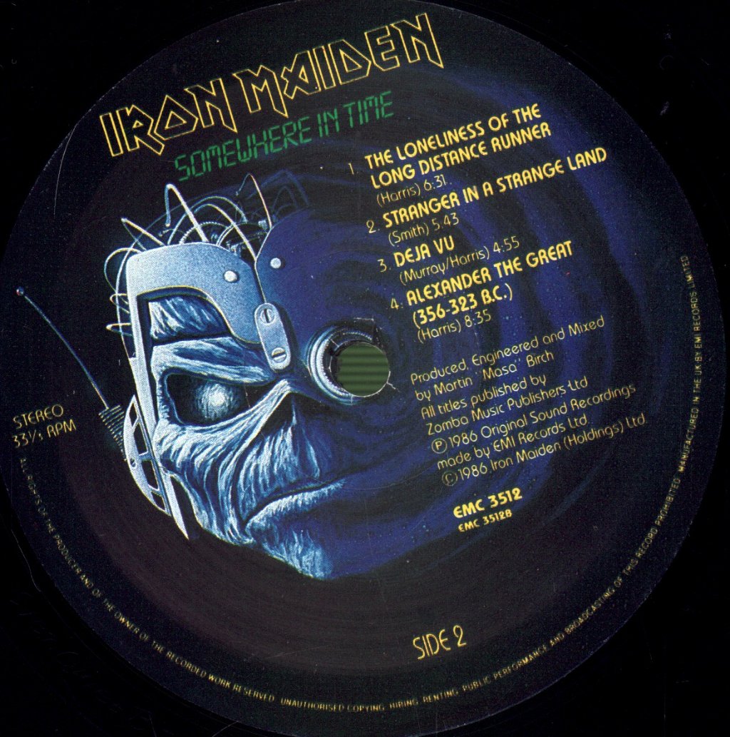 Iron Maiden - Somewhere In Time - Lp