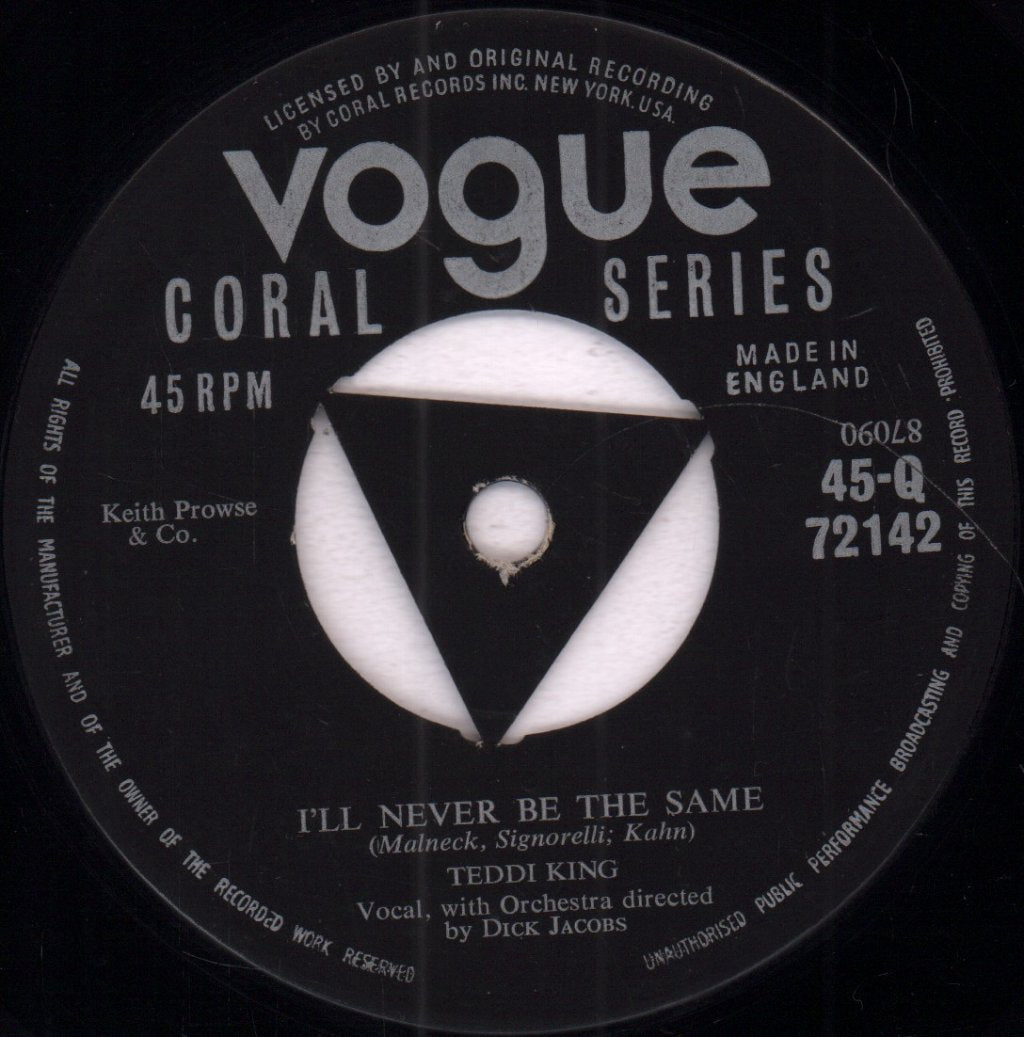 Teddi King - I'll Never Be The Same - 7 Inch
