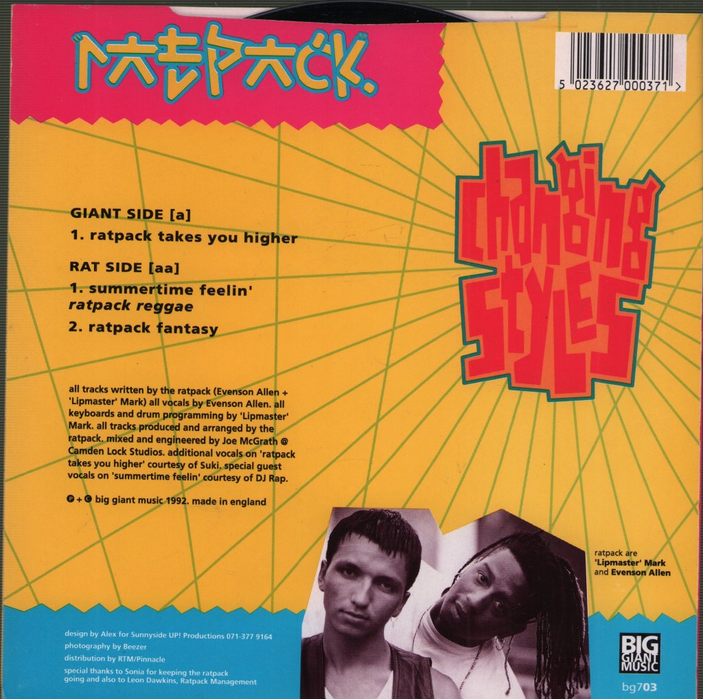 Ratpack - Changing Styles - 7 Inch