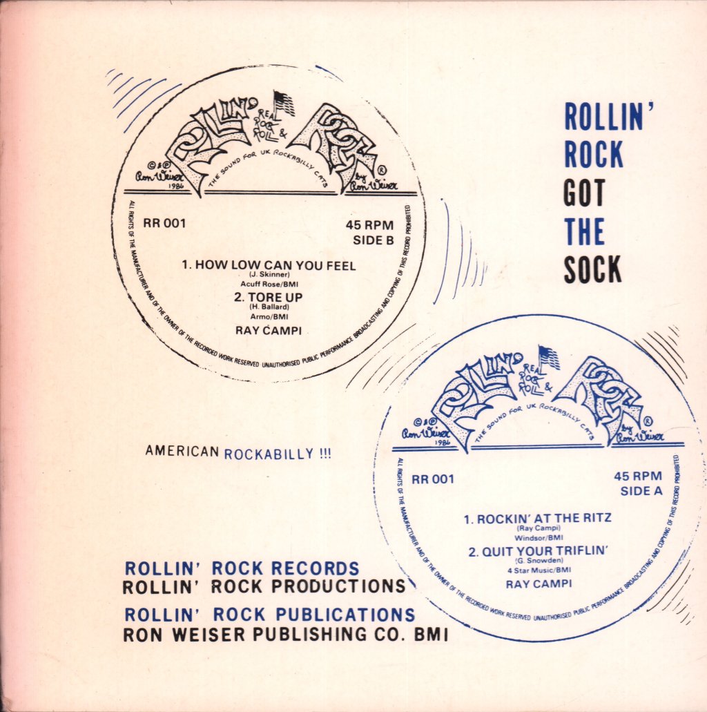 Ray Campi - King Of Texas Rockabilly - 7 Inch
