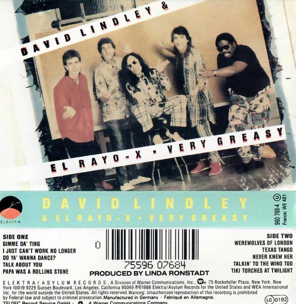 David Lindley And El Rayo-X - Very Greasy - Cassette