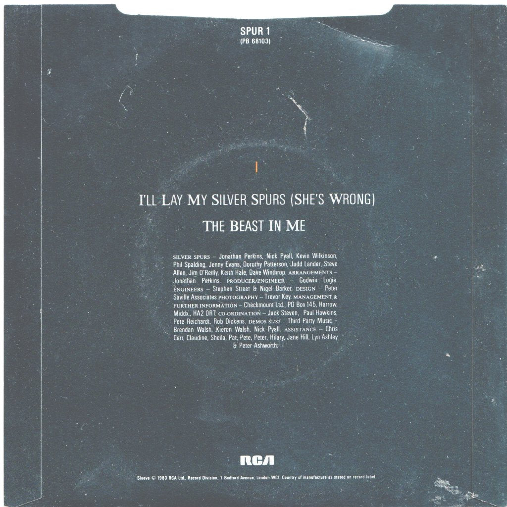 Jonathan Perkins - I'll Lay My Silver Spurs - 7 Inch