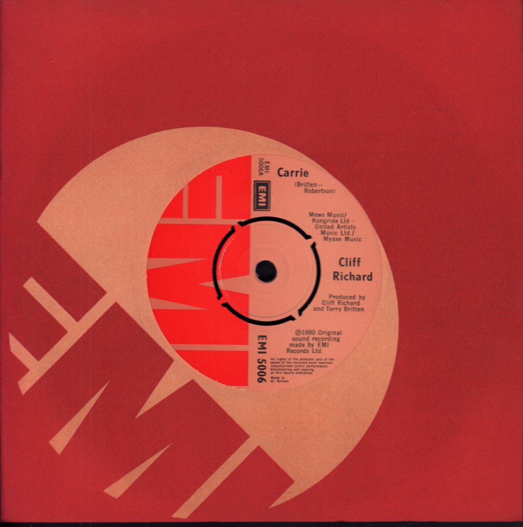 Cliff Richard - Carrie - 7 Inch