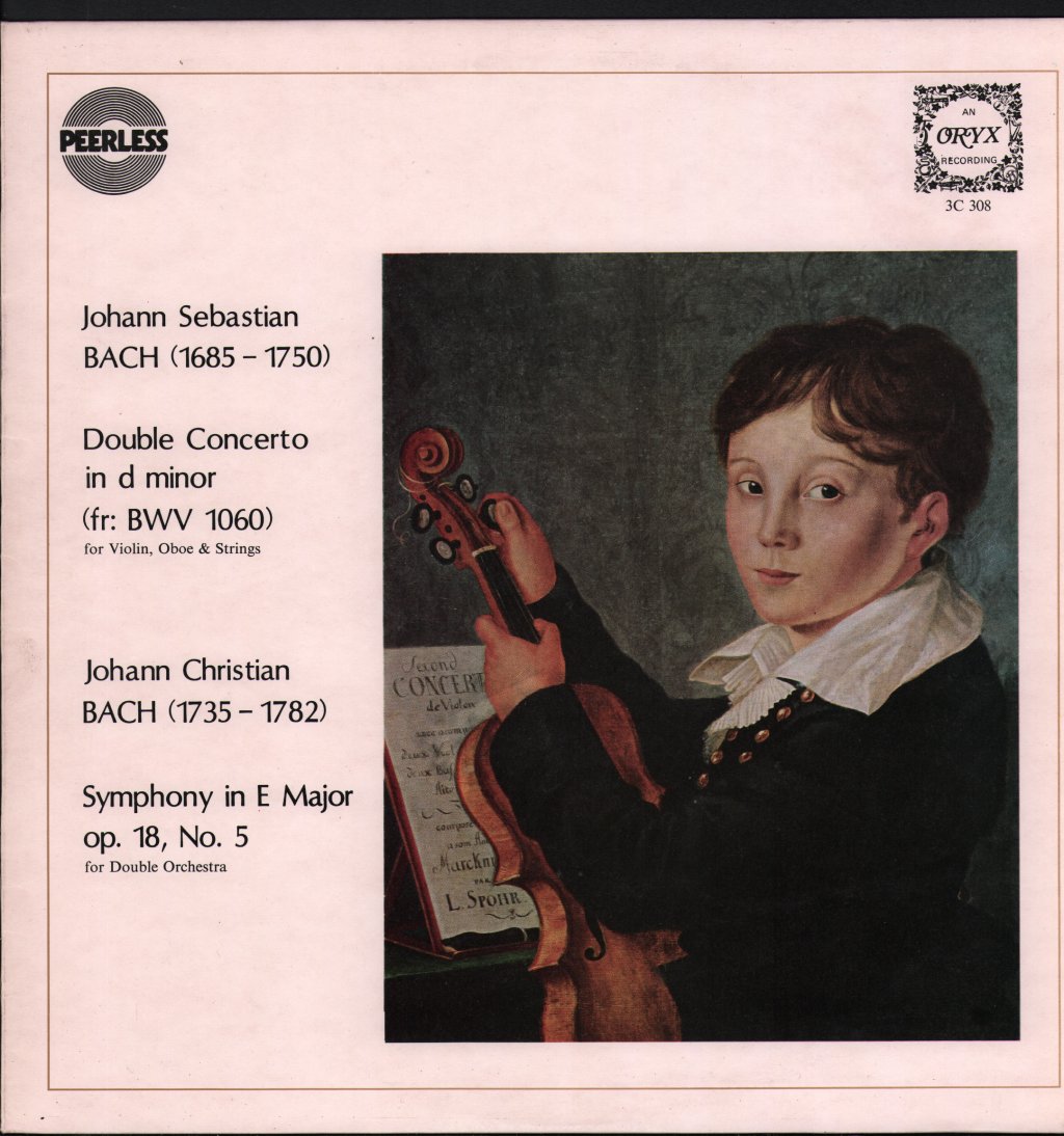 German Bach Soloists / Frankfurt Bach Orchestra - Johan Sebastian Bach / Johann Christian Bach - Lp