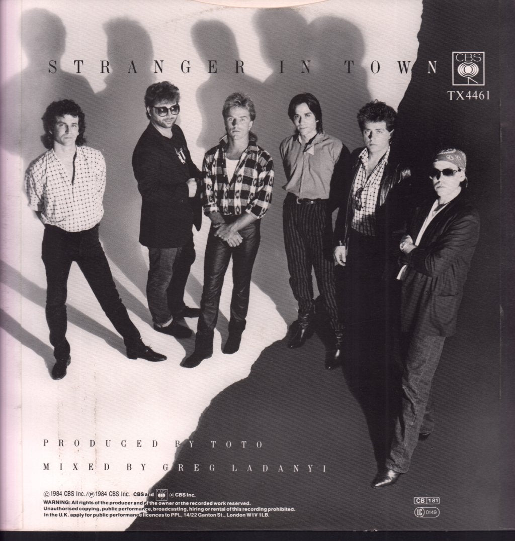 Toto - Stranger In Town - 12 Inch
