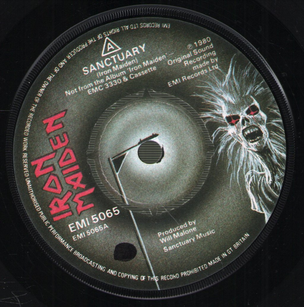 Iron Maiden - Sanctuary - 7 Inch