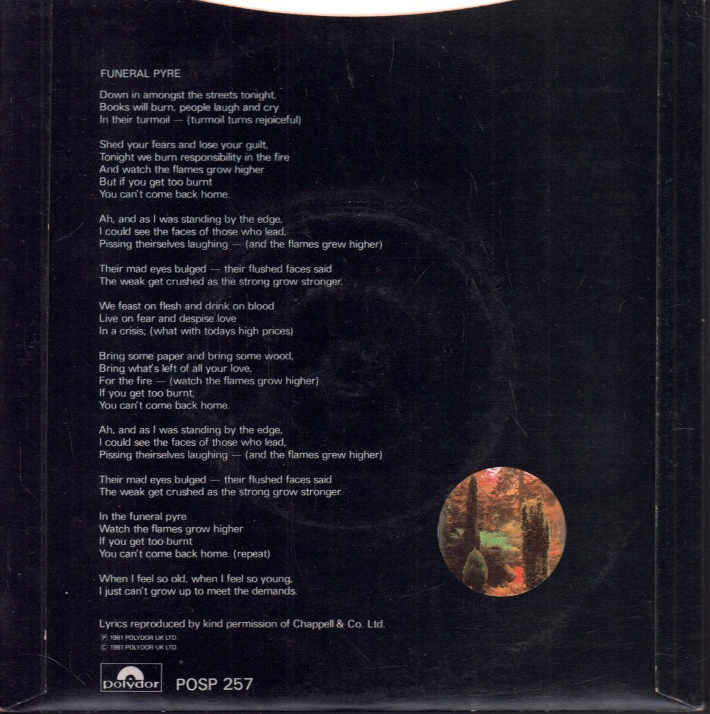 Jam - Funeral Pyre - 7 Inch