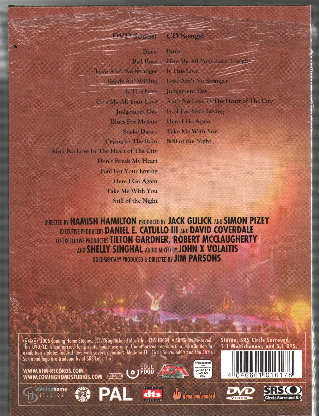 Whitesnake - Live In The Still Of The Night - Cd/Dvd