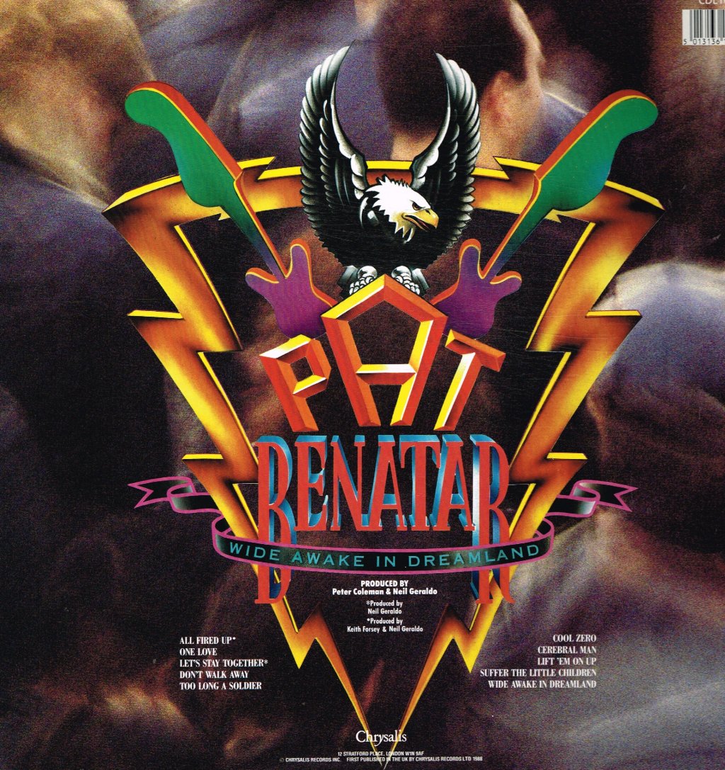 Pat Benatar - Wide Awake In Dreamland - Lp