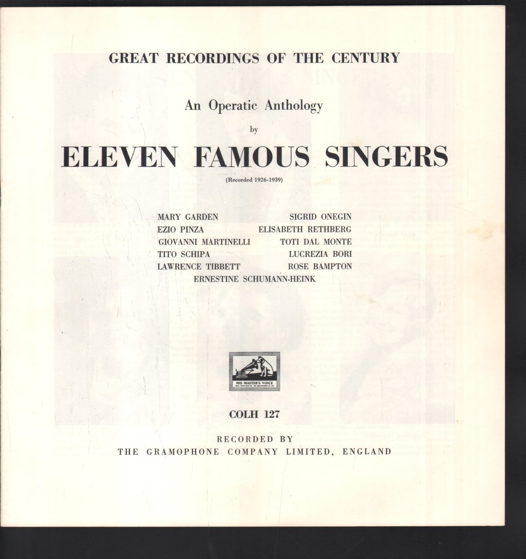 Various Artists - An Operatic Anthology - Lp