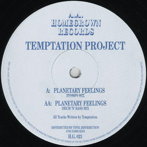 temptation project - Planetary Feelings - 12 Inch
