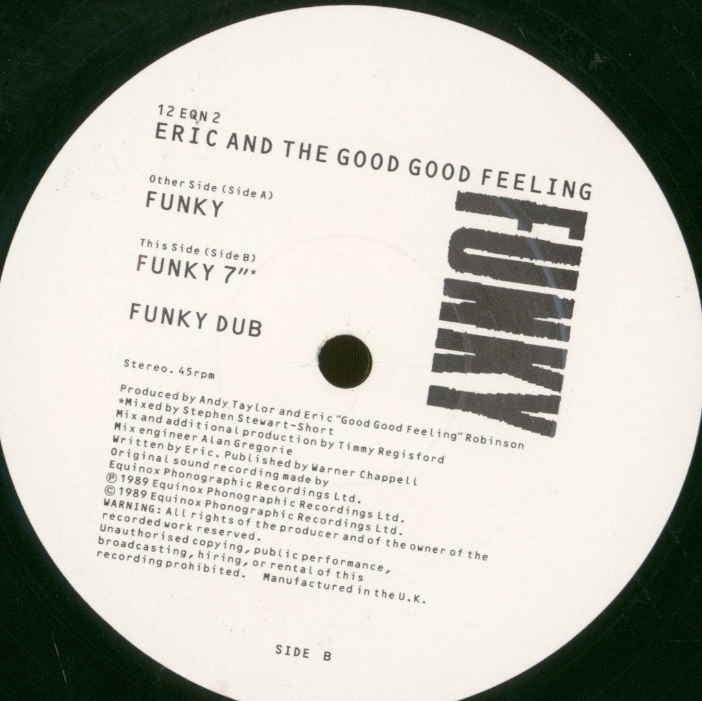 Eric And The Good Good Feeling - Funky - 12 Inch
