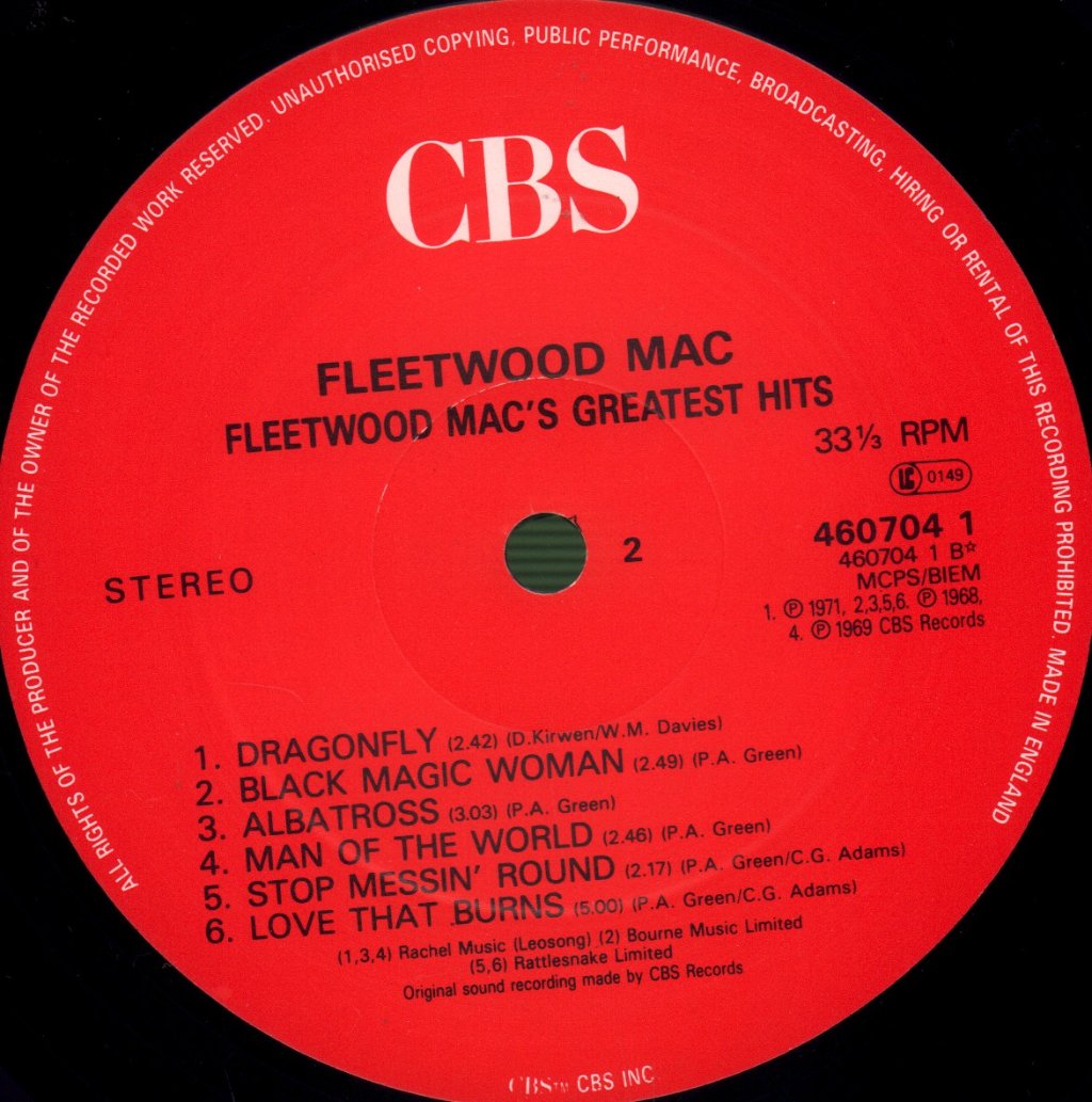 Fleetwood Mac - Greatest Hits - Lp