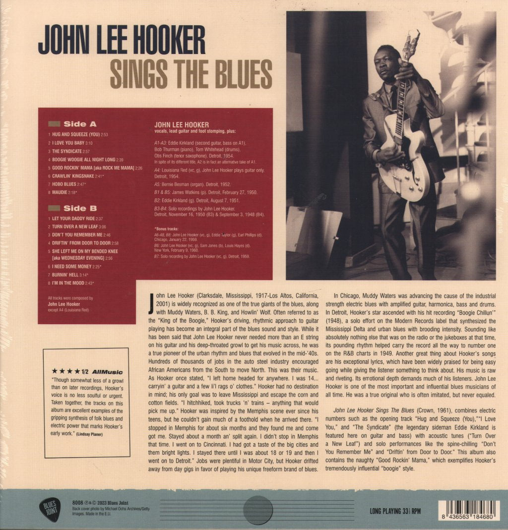 John Lee Hooker - Sings the Blues - Lp