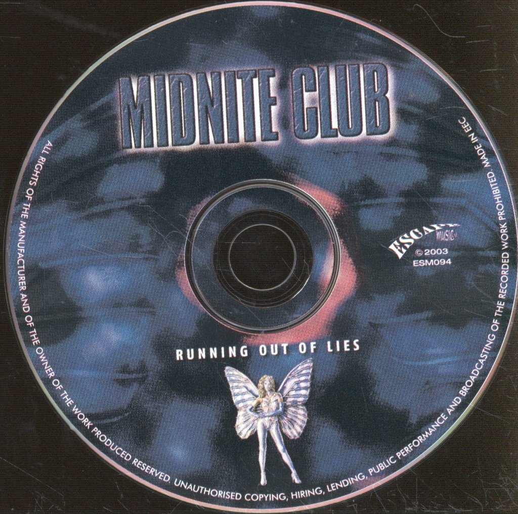 Midnite Club - Running Out Of Lies - Cd
