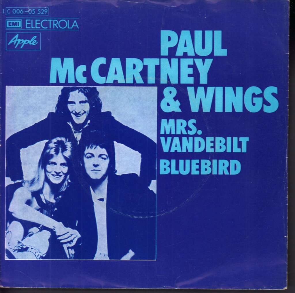 Paul McCartney And Wings - Mrs Vandebilt - 7 Inch