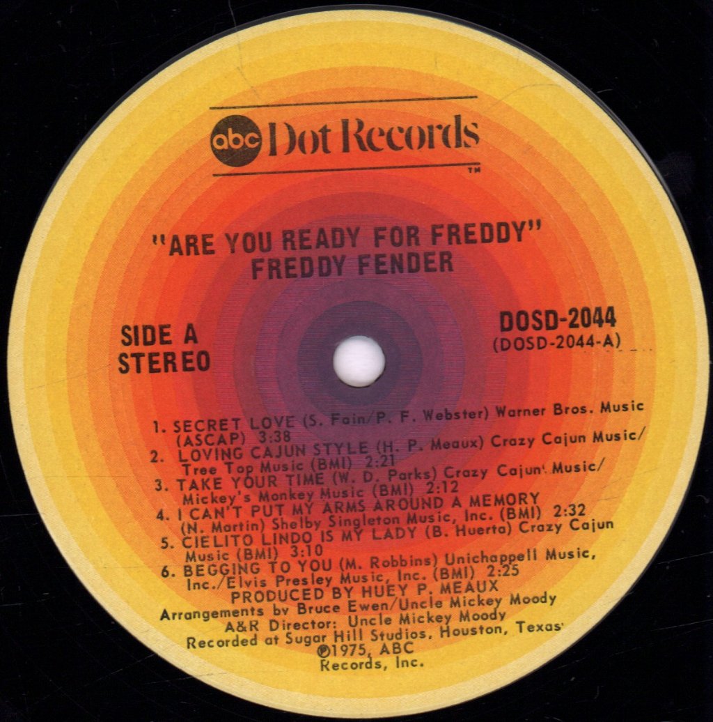 Freddy Fender - Are You Ready For Freddy - Lp