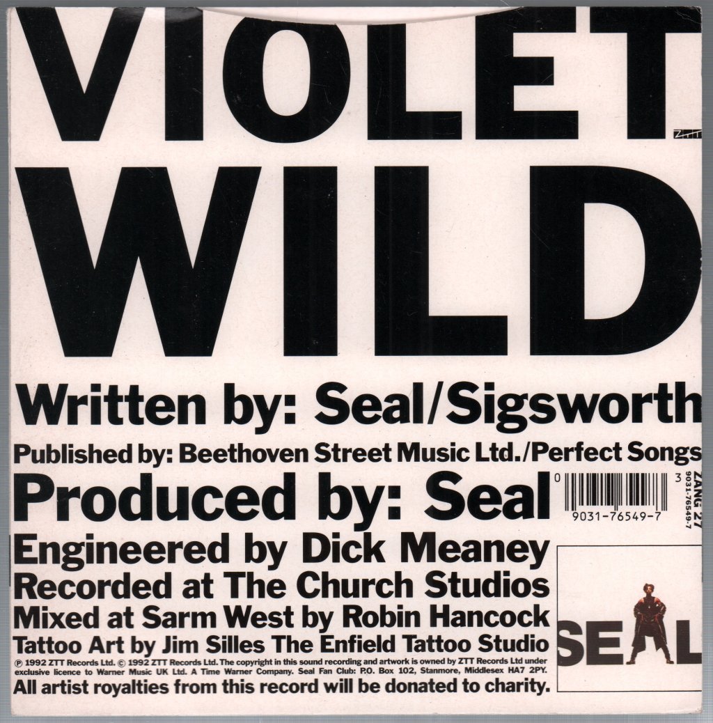 Seal - Violet - 7 Inch