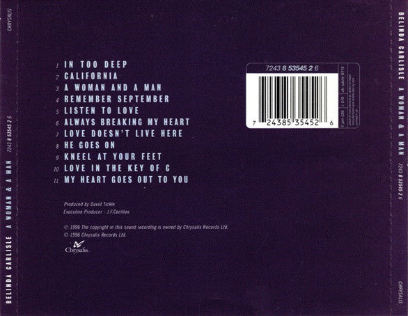 Belinda Carlisle - A Woman & A Man - Cd