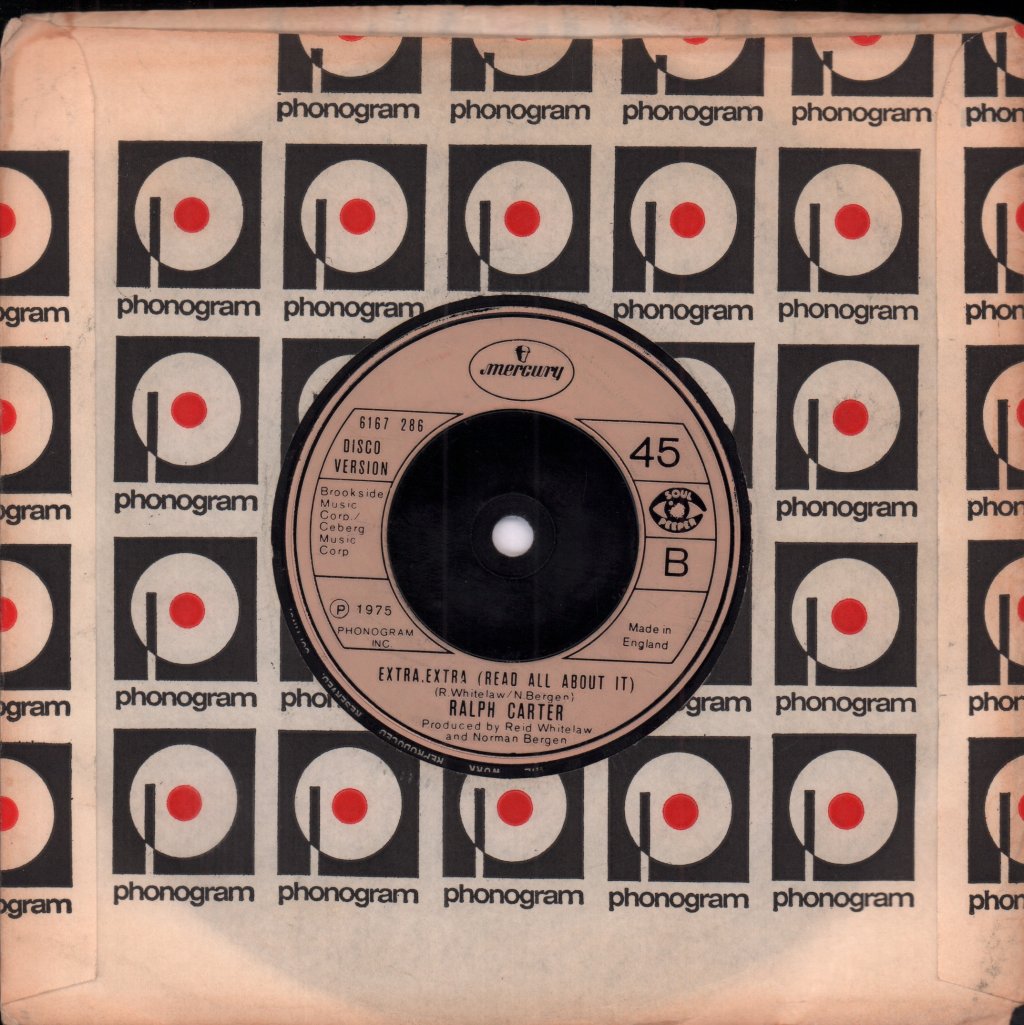 Ralph Carter - Extra Extra Read All About It - 7 Inch