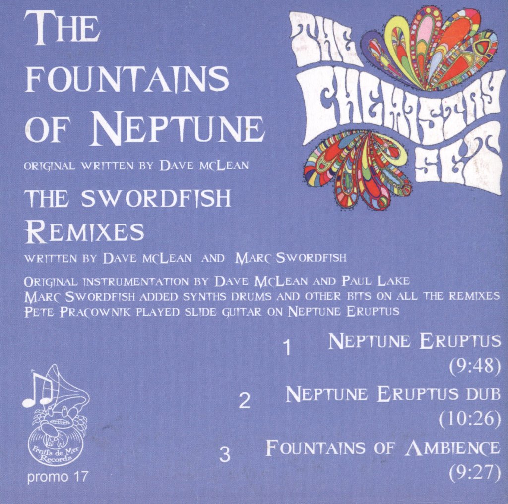 Chemistry Set - Fountains Of Neptune - Swordfish Remixes - Cdr