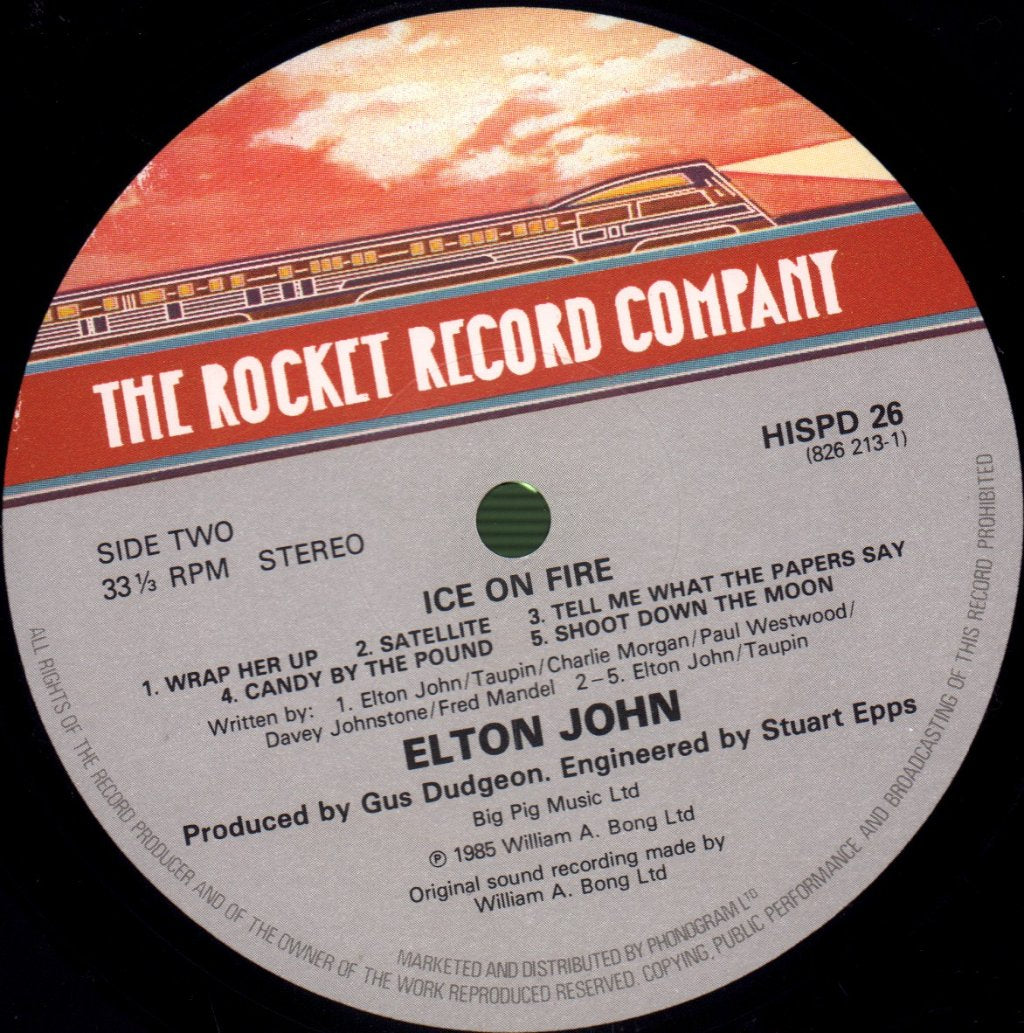 Elton John - Ice On Fire - Lp