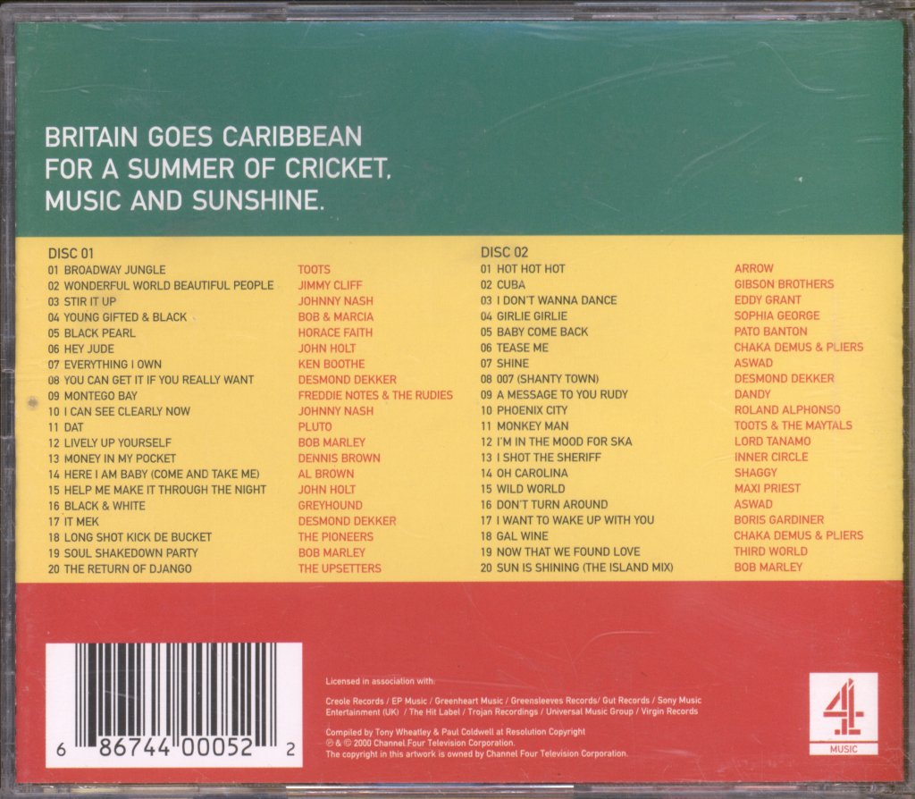 Various Artists - Sounds Of The Caribbean Summer - Double Cd