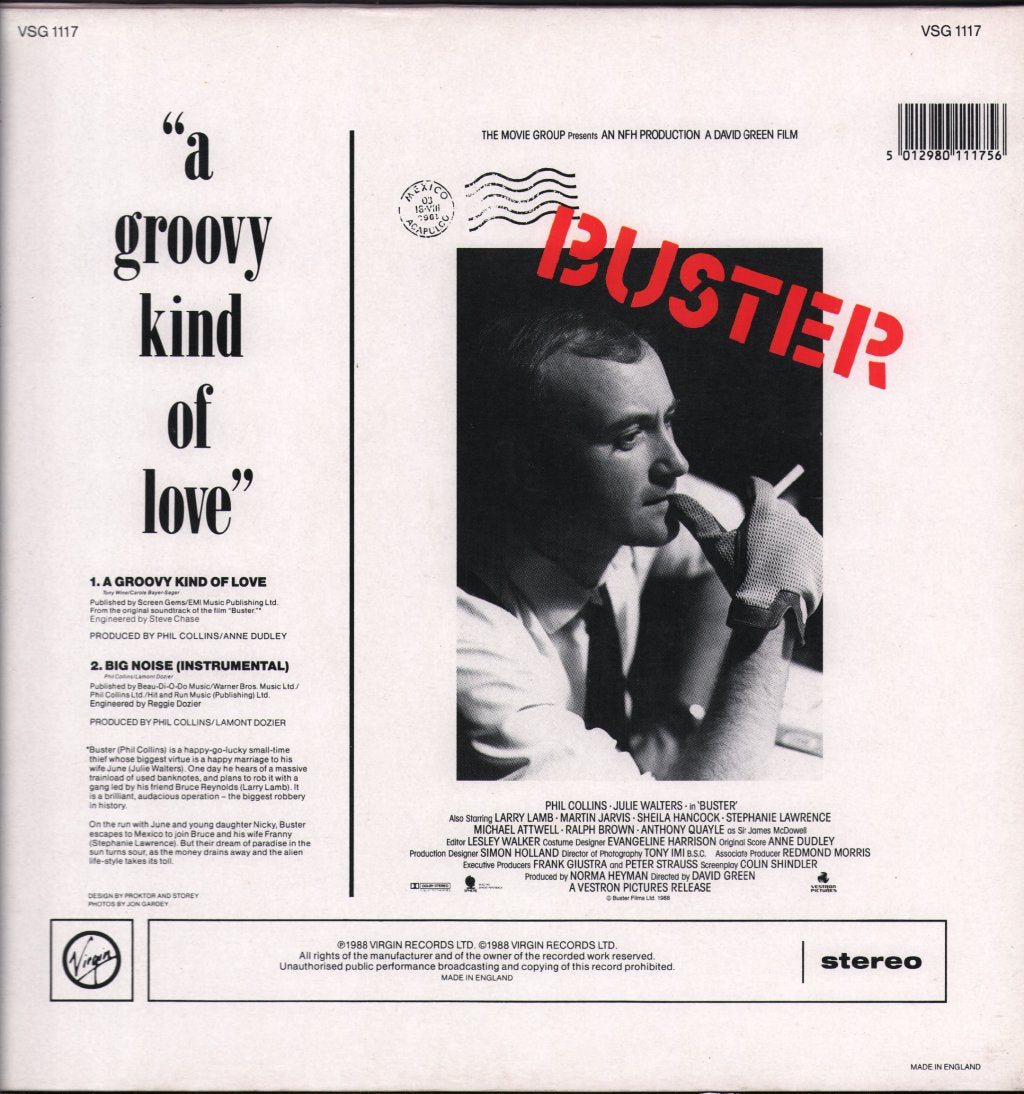 Phil Collins - A Groovy Kind Of Love - 12 Inch