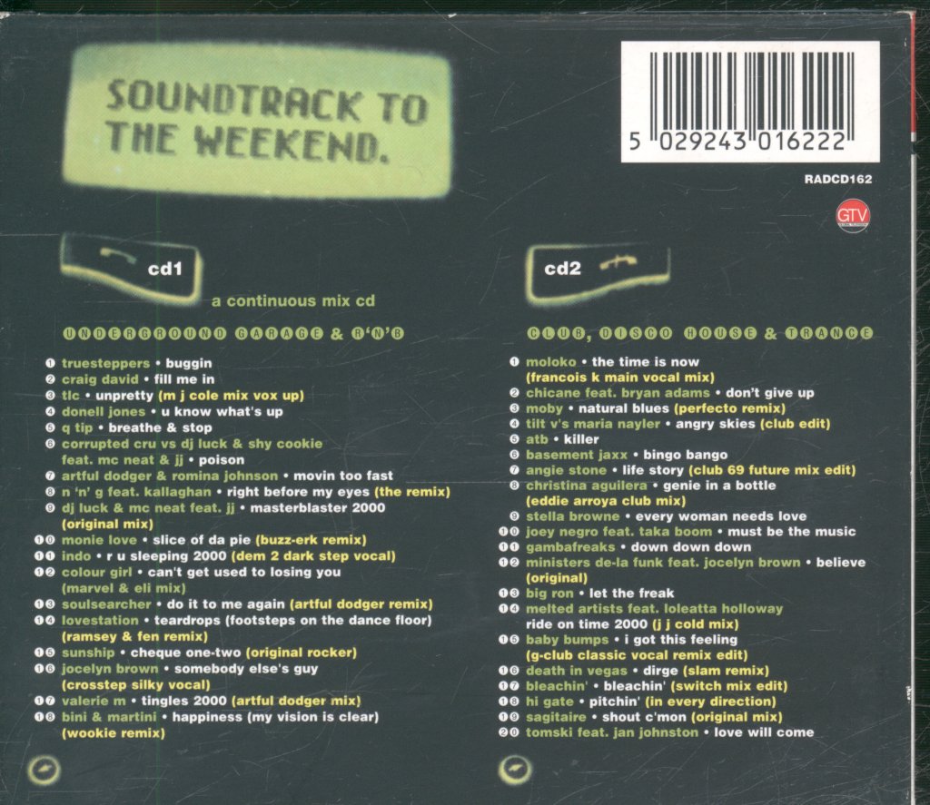 Various Artists - Soundtrack To The Weekend - Cd