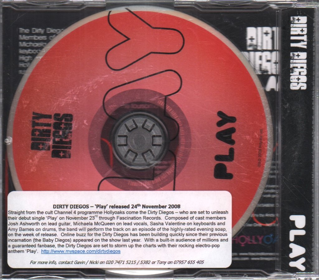 Dirty Diegos - Play - Cd