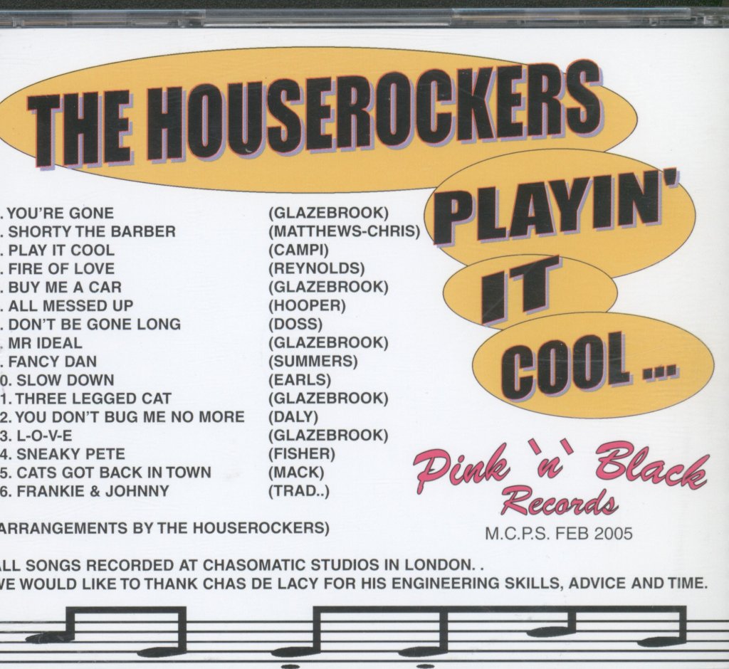Houserockers - Playin' It Cool - Cd