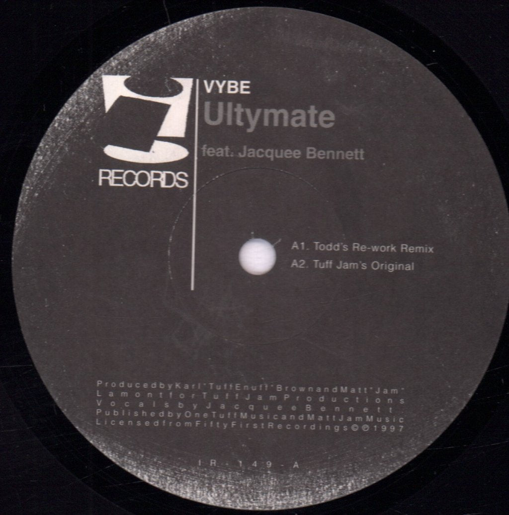 Ultymate Feat. Jacquee Bennett - Vybe - 12 Inch
