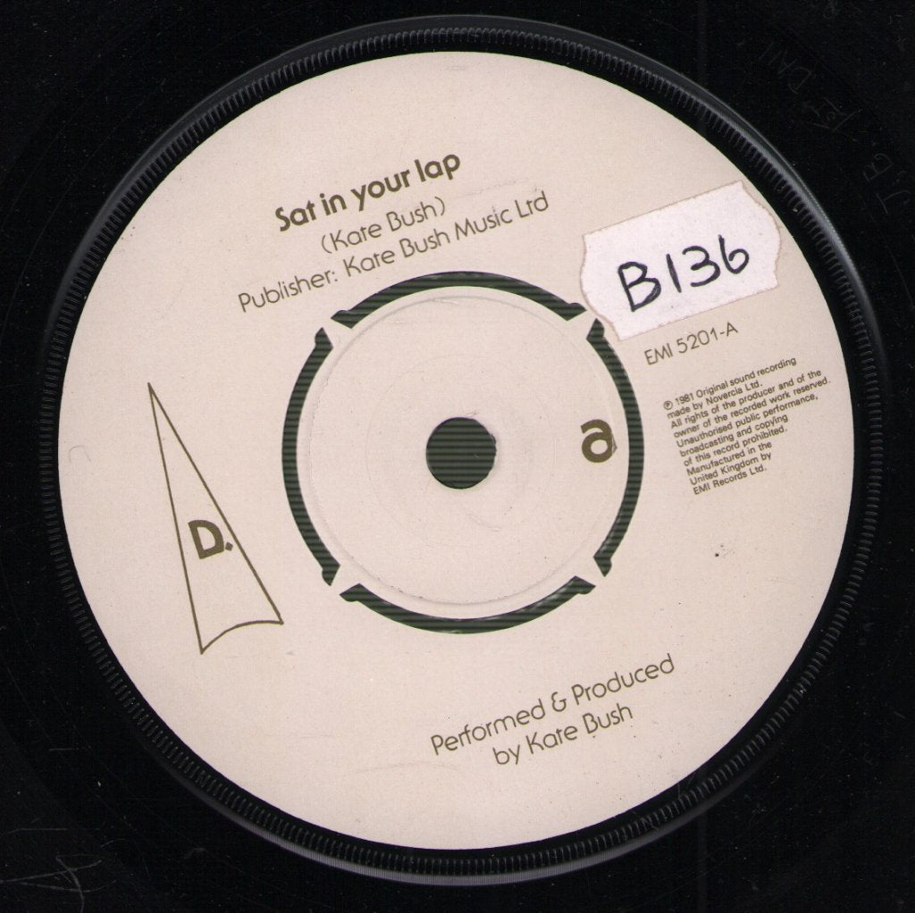 Kate Bush - Sat In Your Lap - 7 Inch