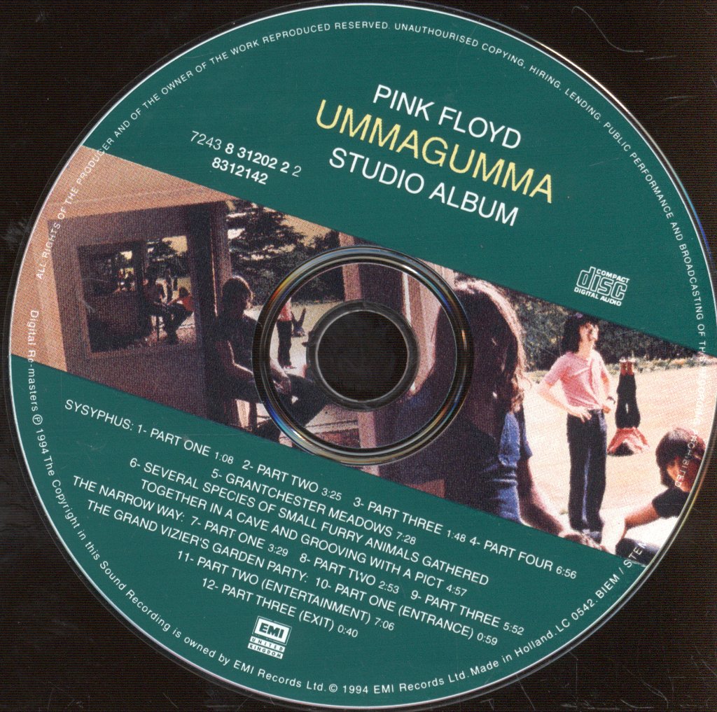 Pink Floyd - Ummagumma - Studio Album - Cd