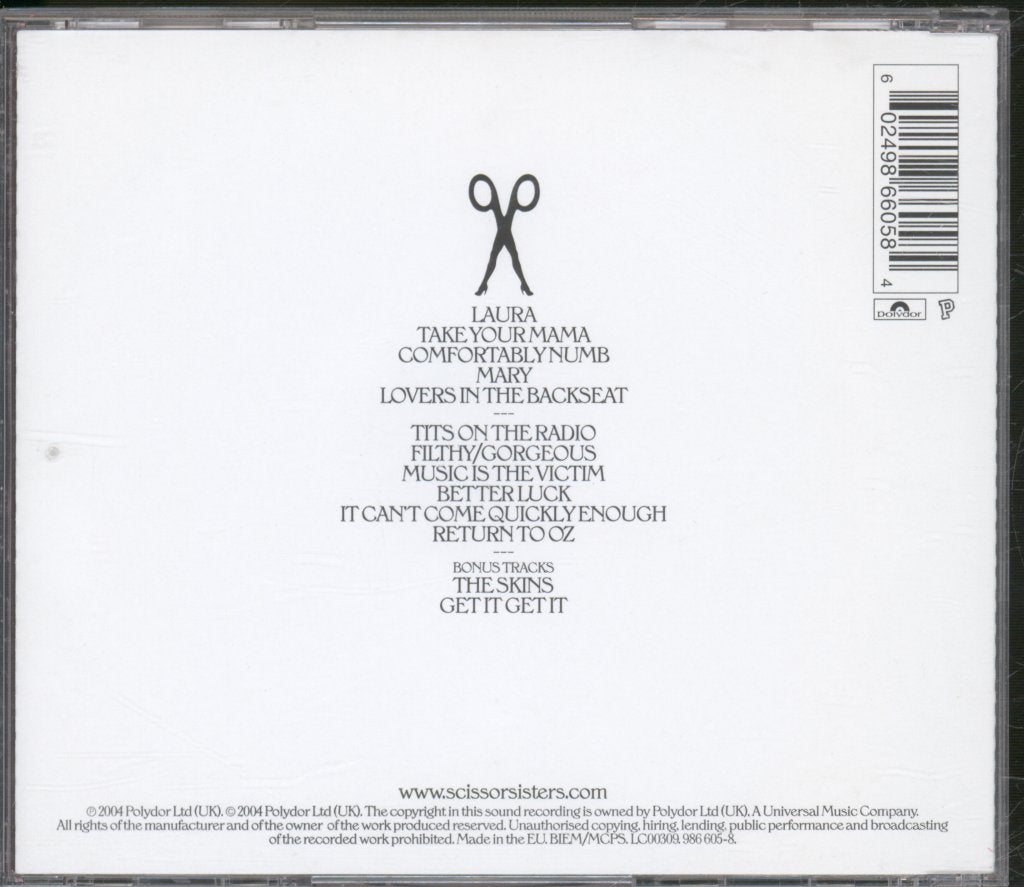 Scissor Sisters - Scissor Sisters - Cd