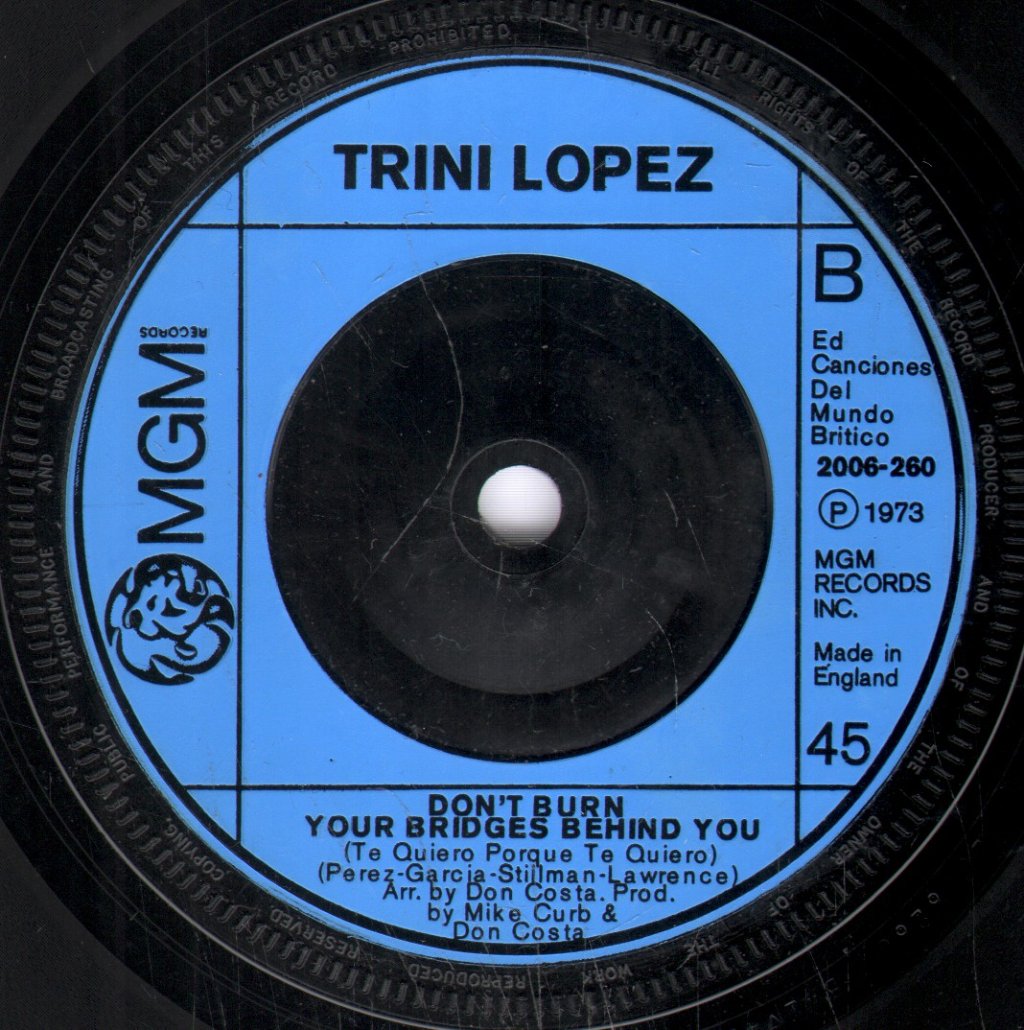 Trini Lopez - Butterfly - 7 Inch