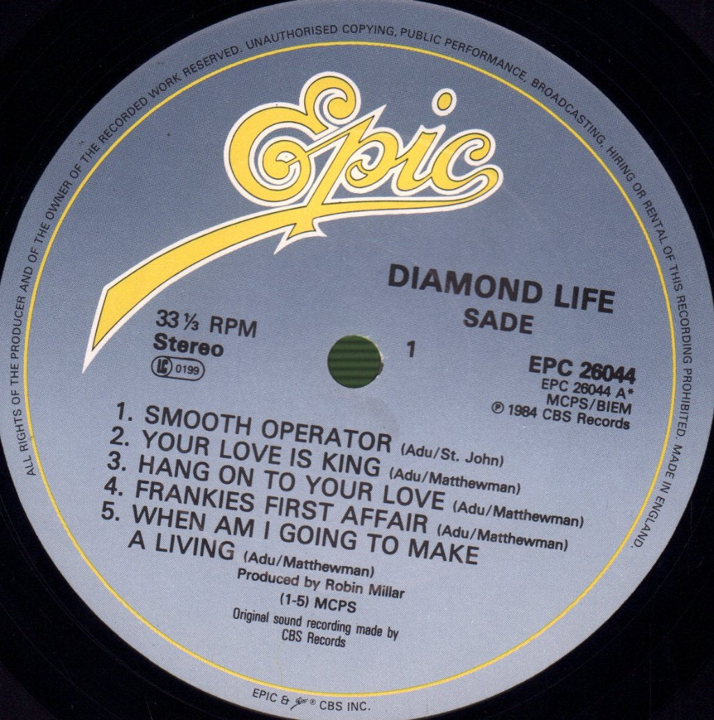 Sade - Diamond Life - Lp